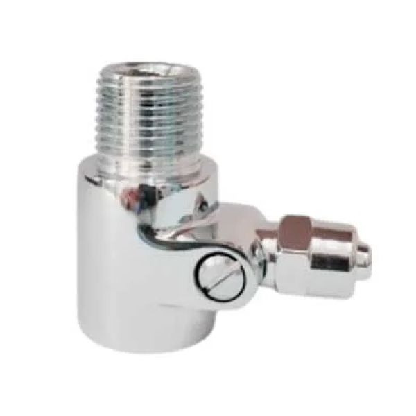 CONEXÃO T DE METAL 1/2 X 1/2 C/REGISTRO MANGUEIRA 3/8