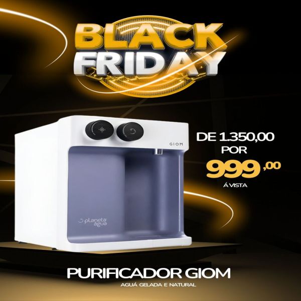 PURIFICADOR GIOM BRANCO E CINZA