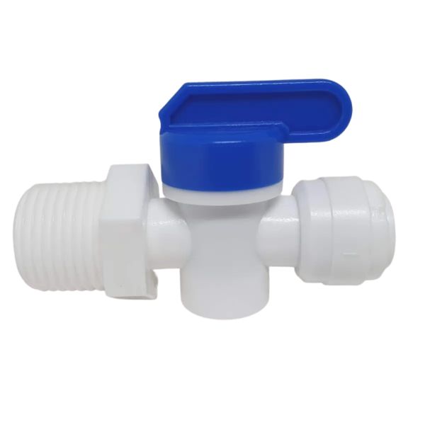 VALVULA DE FECHAMENTO ROSCA DE 1/2 PARA MANGUEIRAS 3/8